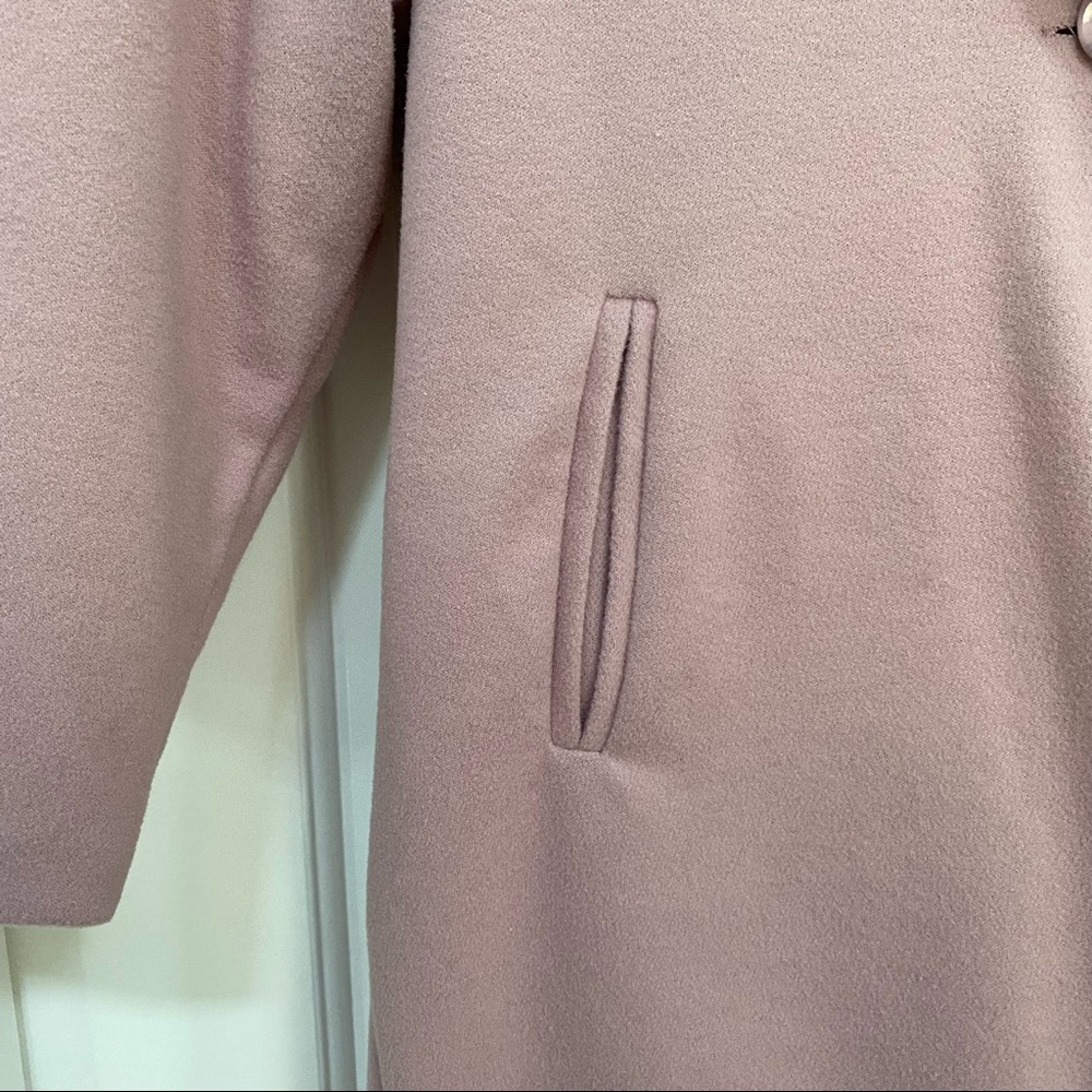 Yes Style Single Button Drop Sleeves Pink Coat Size S - Picture 6 of 14